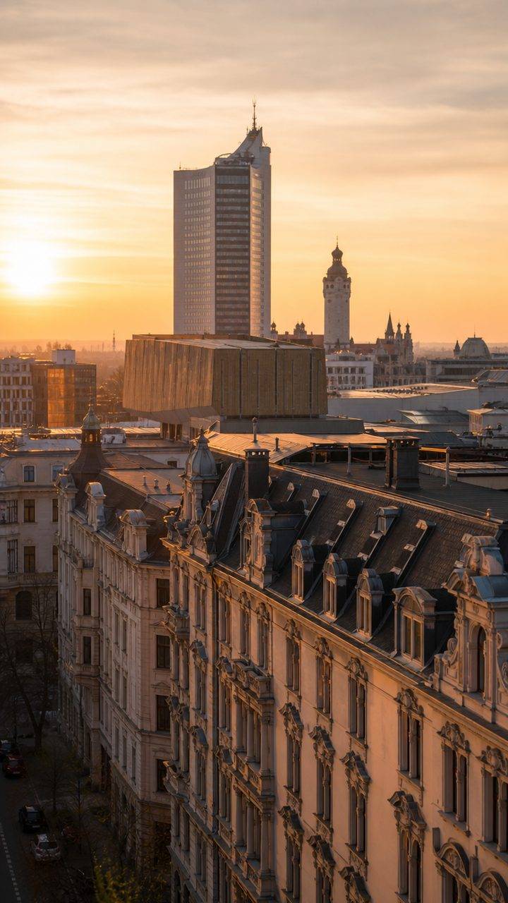 Skyline von Leipzig