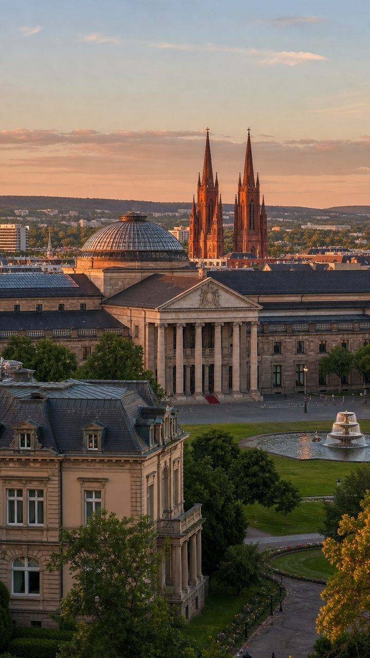 Skyline von Wiesbaden