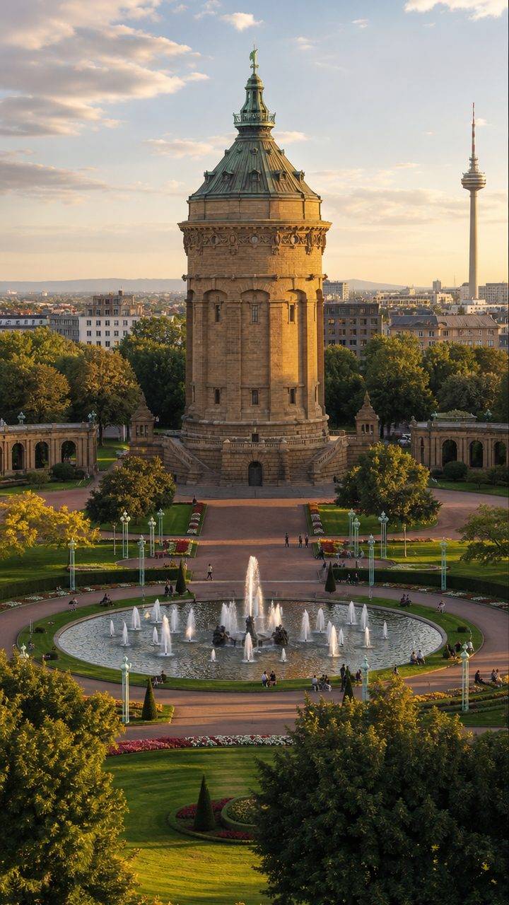 Skyline von Mannheim